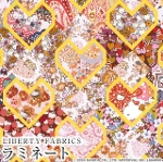 n[LeB~oeBt@ubNX LIBERTY FABRICS ~l[g(rj[R[eBOn)<br>Patchwork Hearts(pb`[NEn[c)yCG[n[gzMATLAMI-DC34428-J24B