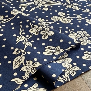 LIBERTY FABRICS リバティプリント 国産タナローン生地(エターナル)＜Maroly＞(マロリー)【ネイビー】5491108YE |  タナローン（国産） | リバティ・ファブリックス正規販売店｜生地の通販メルシー